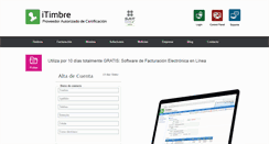 Desktop Screenshot of itimbre.com