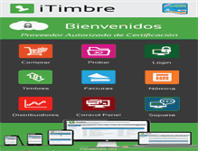 Tablet Screenshot of itimbre.com